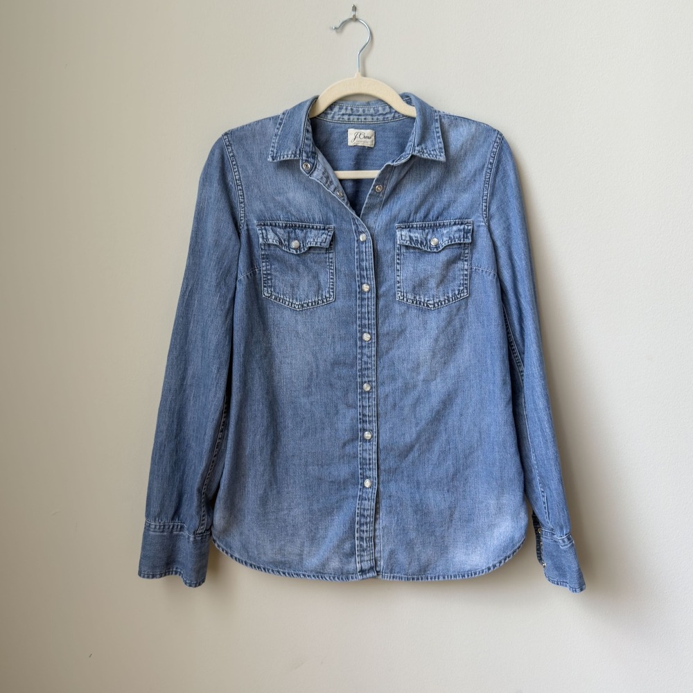 Capsule Minimalist Ranch Denim J Crew Shirt Small